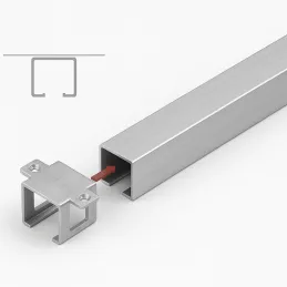 Fixation supérieure du rail K-075 / Plafond