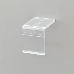 Fixation au profilé de finition en aluminium – plafond