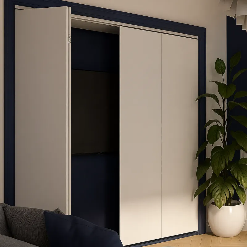 Ensemble pour portes pliantes carrées STANFOLD 40 kg