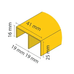Rail inférieur AOF-050