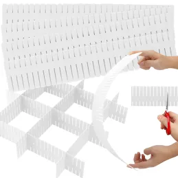 Lot de 4 organiseurs de tiroir / Blanc