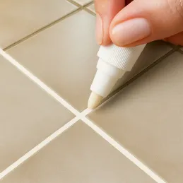 Stylo de retouche pour carrelage et joints / Blanc