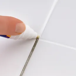 Stylo de retouche pour carrelage et joints / Blanc