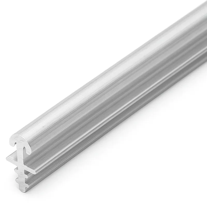 Rail supérieur et inférieur à encastrer FAST / Aluminium