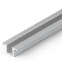 Rail supérieur et inférieur à encastrer FAST R / Aluminium