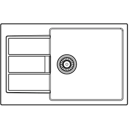 Évier en tectonite Franke S2D 611-78 XL