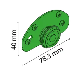 Roue inférieure FAST 50/R