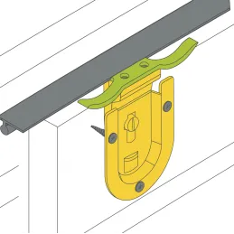 Kit pour une porte coulissante FAST de 50 kg