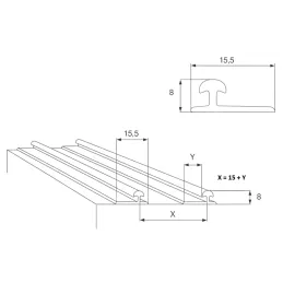 Kit pour une porte coulissante FAST de 50 kg