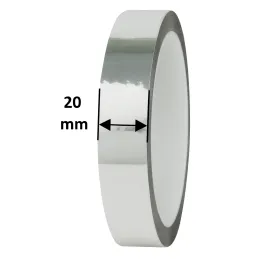 Ruban décoratif autocollant 20 mm / Argent