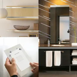 Ruban décoratif autocollant 20 mm / Argent