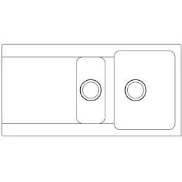 Évier en tectonite Franke OID 611