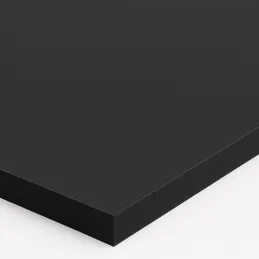 Plan de travail compact PFLEIDERER Vulkano noir super mat / U12000PX