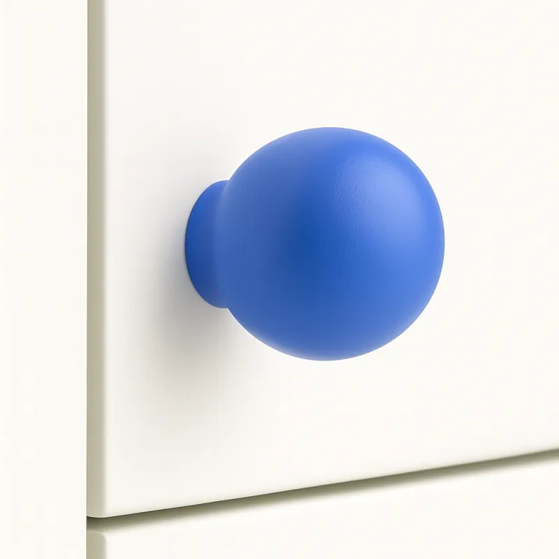 Poignée en bois BALA / Bleu foncé