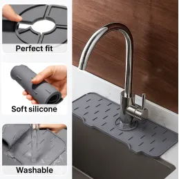 Égouttoir en silicone sous robinet FAUCET / Gris