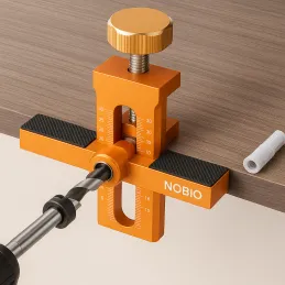 Gabarit universel de montage et de perçage pour portes et vérins PROFF / Orange