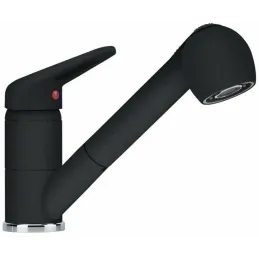Ensemble G55 Franke BFG 611-62 en céramique + robinet FC 9547 / Douchette / Onyx