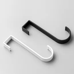 Patère pour porte et radiateur MARKER / Noir mat