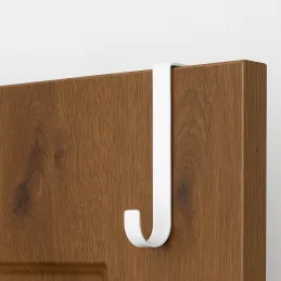 Patère pour porte et radiateur MARKER / Blanc mat