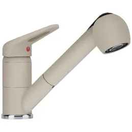 Ensemble G138 Évier en grès Franke BFG 611 + Robinet FC 9547 / Douchette / Sahara
