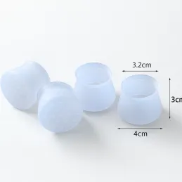 Lot de 4 housses de protection pour chaises / Transparentes