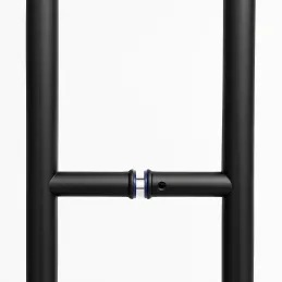 Poignée de porte double face HOME / Noir mat