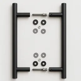 Poignée de porte double face HOME / Noir mat