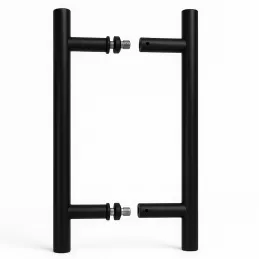 Poignée de porte double face HOME / Noir mat