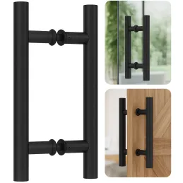 Poignée de porte double face HOME / Noir mat