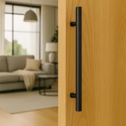 Poignée de porte double face HOME / Noir mat
