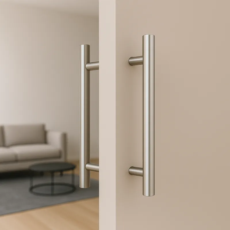 Poignée double face pour porte HOME / Acier inoxydable