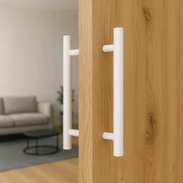 Poignée double face pour porte HOME / Blanc