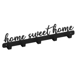 Patère murale SWEET HOME / Noir mat