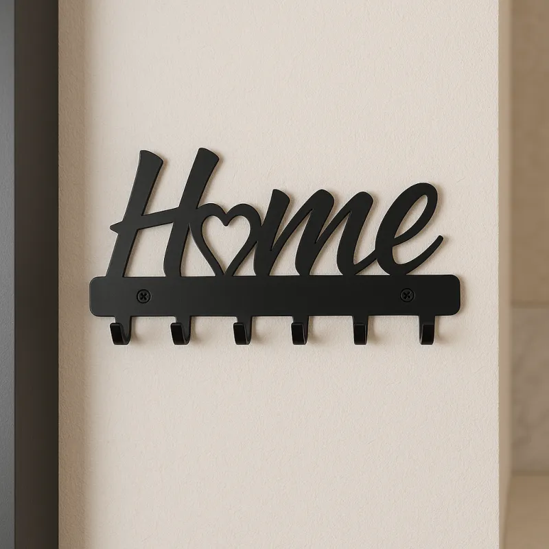 Patère murale LOVELY HOME / Noir mat