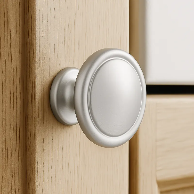 Bouton de meuble SIMON / Chrome mat