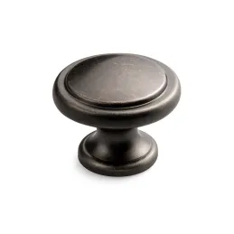 Bouton de meuble SIMON / Patine noire