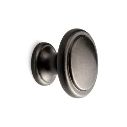 Bouton de meuble SIMON / Patine noire
