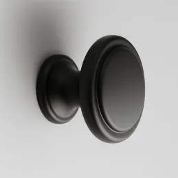 Bouton de meuble SIMON / Noir mat