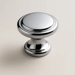 Bouton de meuble SIMON / Chrome brillant