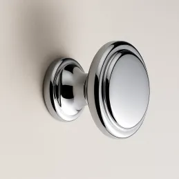 Bouton de meuble SIMON / Chrome brillant
