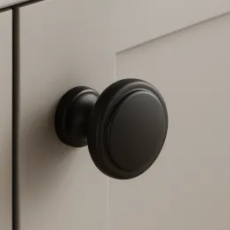 Bouton de meuble SIMON / Noir mat