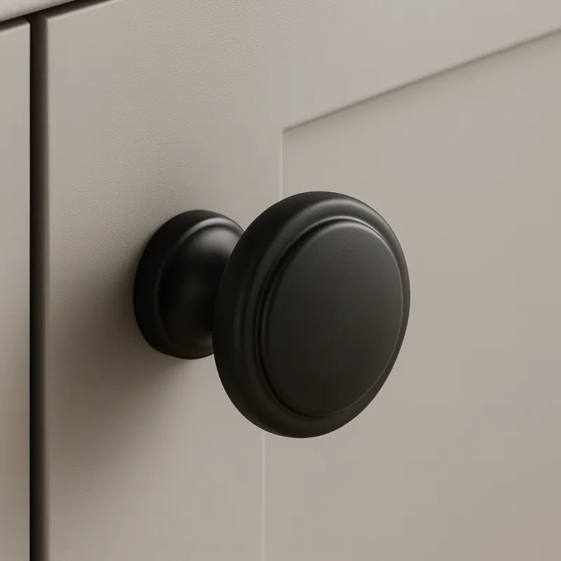 Bouton de meuble SIMON / Noir mat