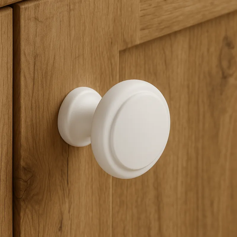 Bouton de meuble SIMON / Blanc mat