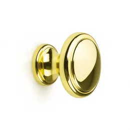 Bouton de meuble SIMON / Doré brillant