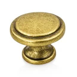 Bouton de meuble SIMON / vieux laiton