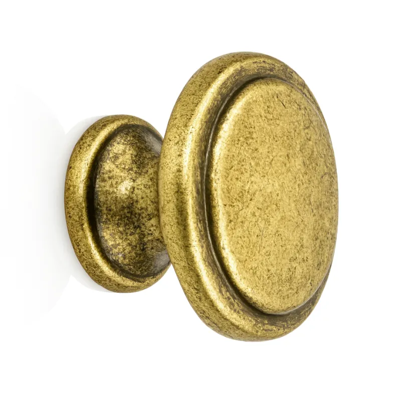 Bouton de meuble SIMON / vieux laiton