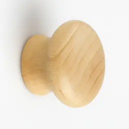Bouton de meuble en bois NADIN / Hêtre verni
