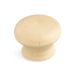 Poignée bouton en bois NADIN / Érable verni