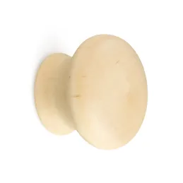 Poignée bouton en bois NADIN / Érable verni