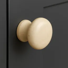 Poignée bouton en bois NADIN / Érable verni